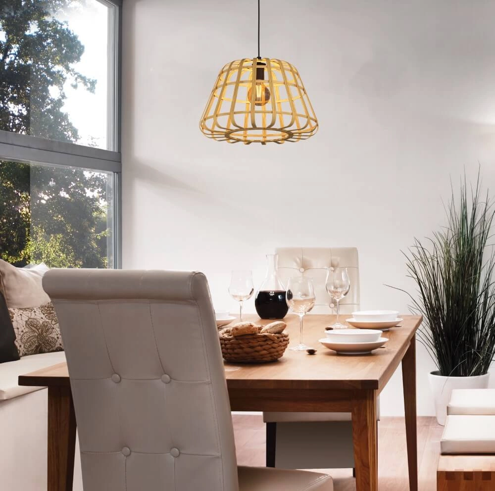 Hängelampe aus Rattan Montezuelo Ø 50cm Stars of Light 9008606240500