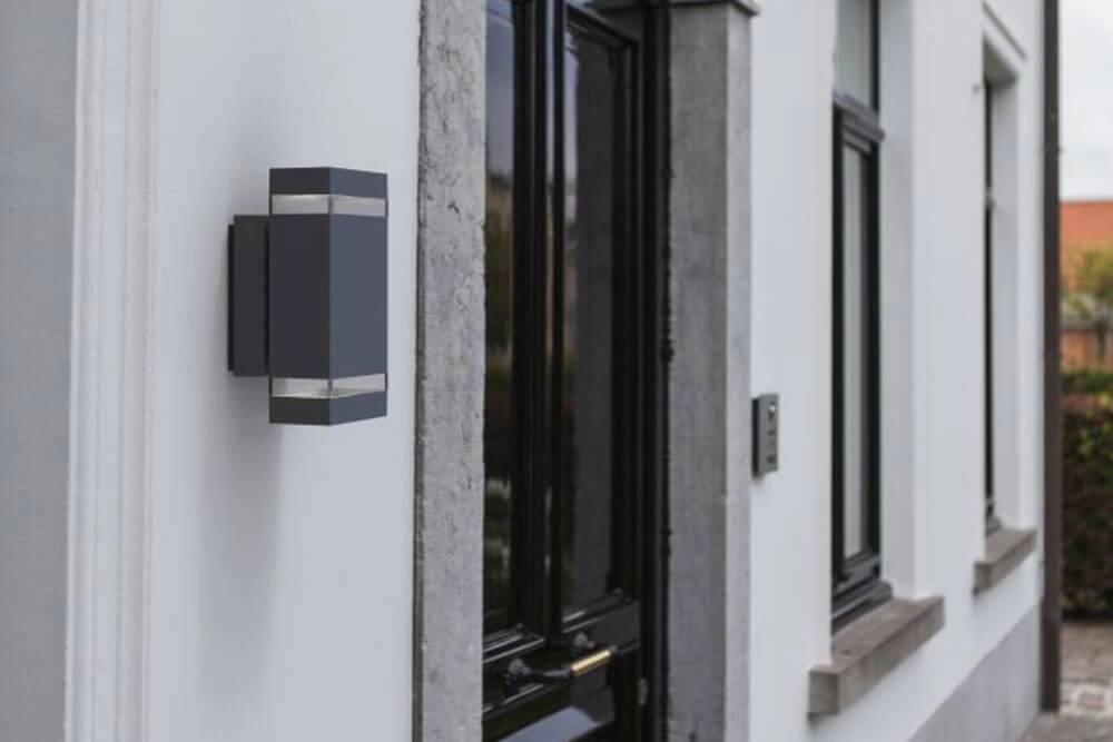 Design-Wandleuchte Focus anthrazitfarbenes Rechteck Lutec 4250294301369