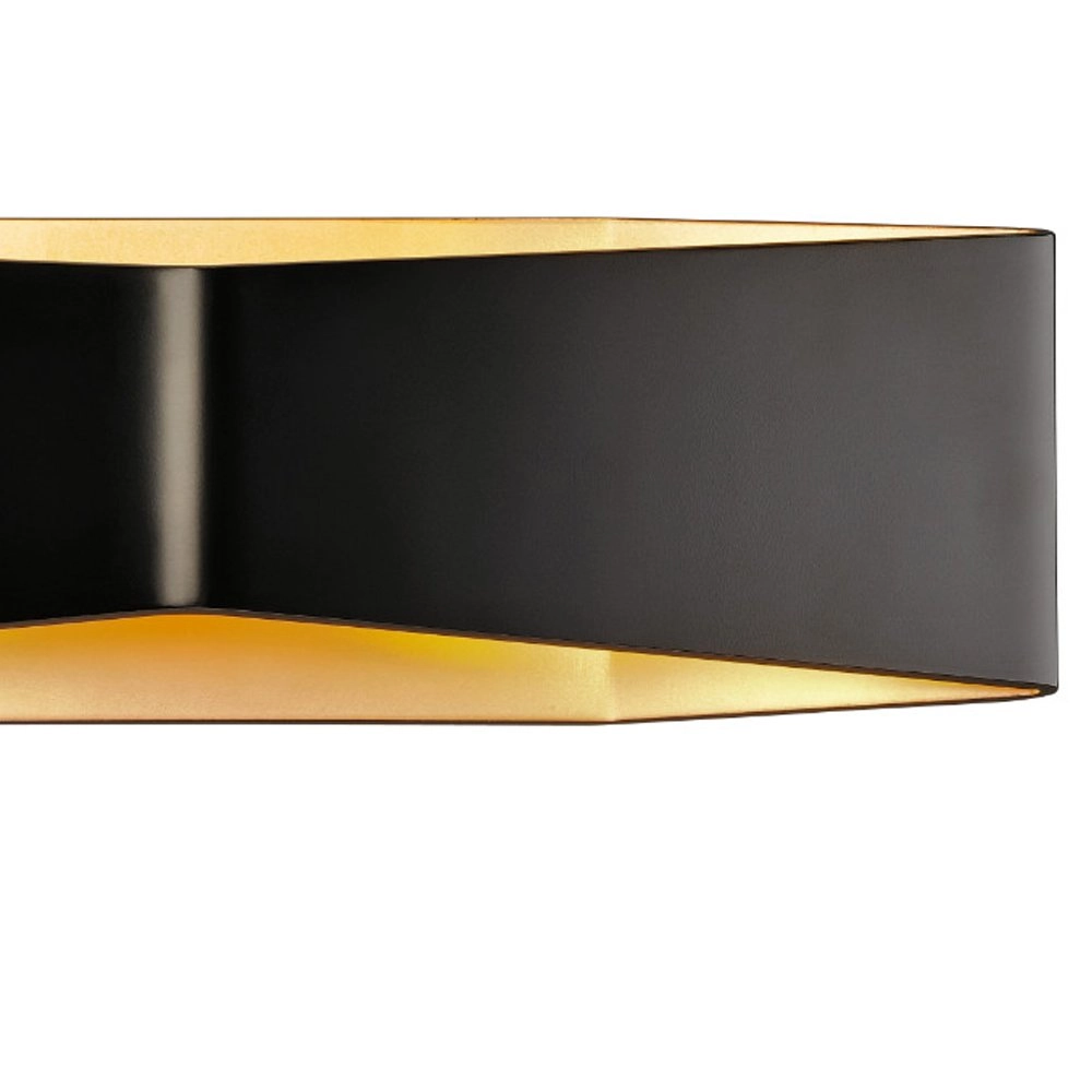 LED-Wandleuchte Cariso WL-4 schwarz mit gold SLV 4024163164252