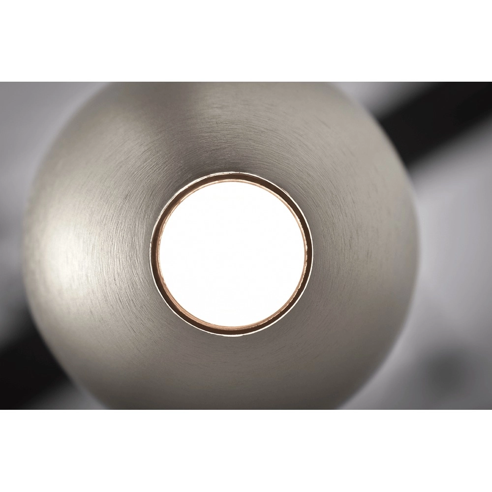 5-Licht Pendellampe Talana schwarz mit Nickel Ø6cm DTW Masterlight 8718121356570