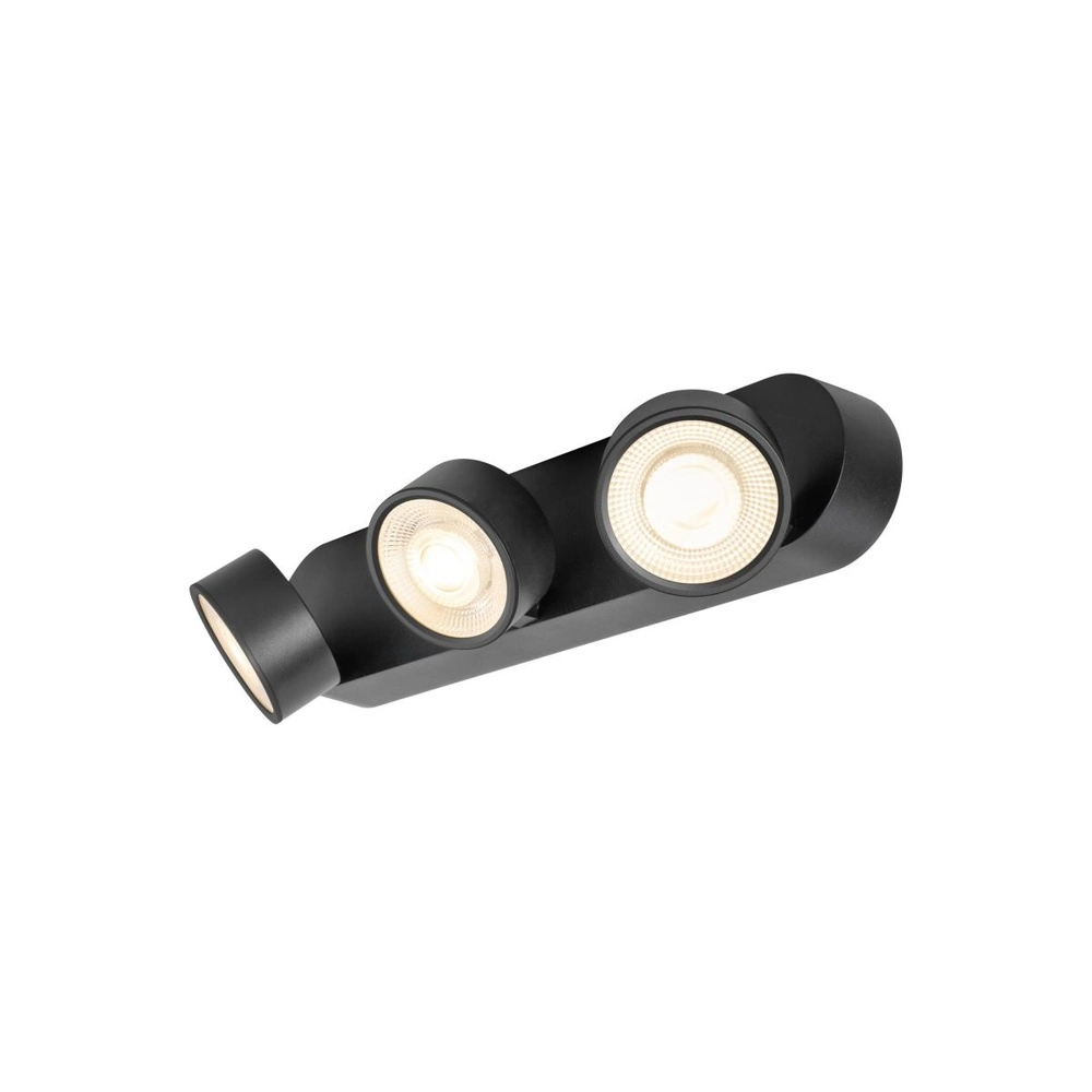 Aufputz-Spot Kalu 2.0 dreifach schwarz 2700K SLV 4024163317542