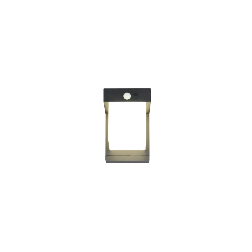 Design-Wandleuchte Colombo Schwarz mit Sensor Trio 4017807647983
