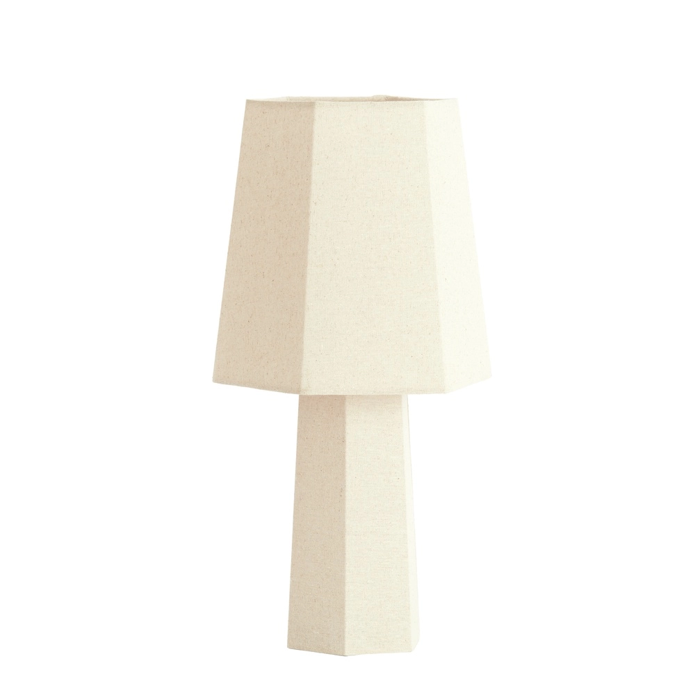 Tischlampe Musabo Leinen Naturleinen Light & Living 8717807784300