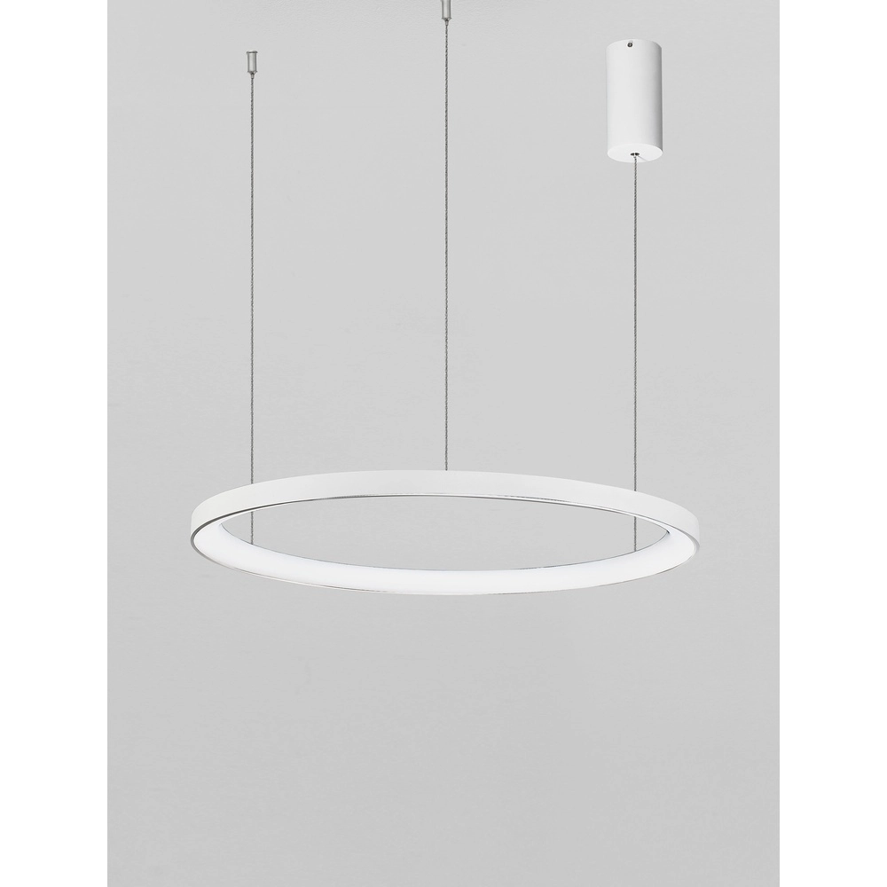 Design-Pendelleuchte Pertino weiß Ø 58cm 2700K