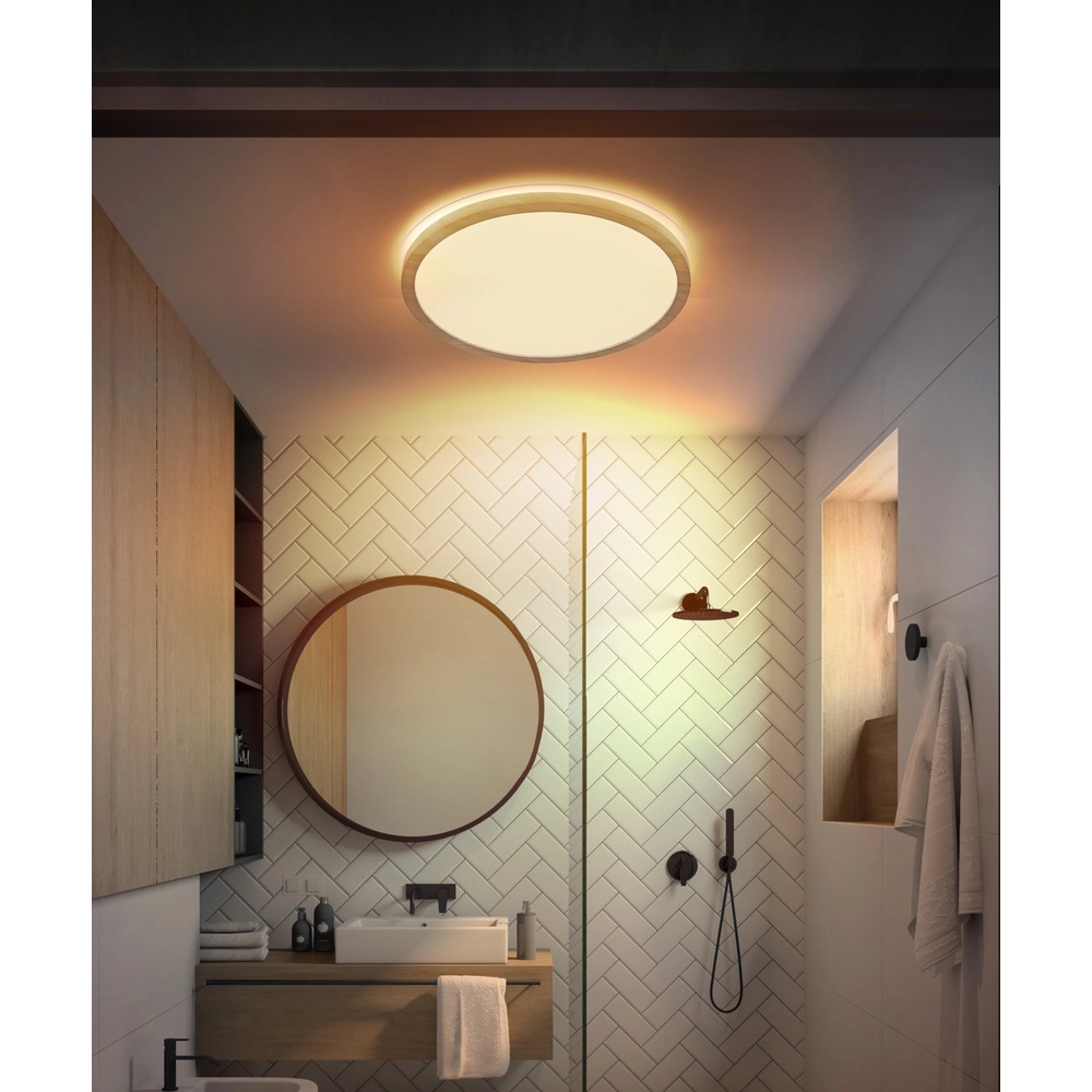 Deckenlicht Sapana Ø 42 cm Holz Globo 9007371454426