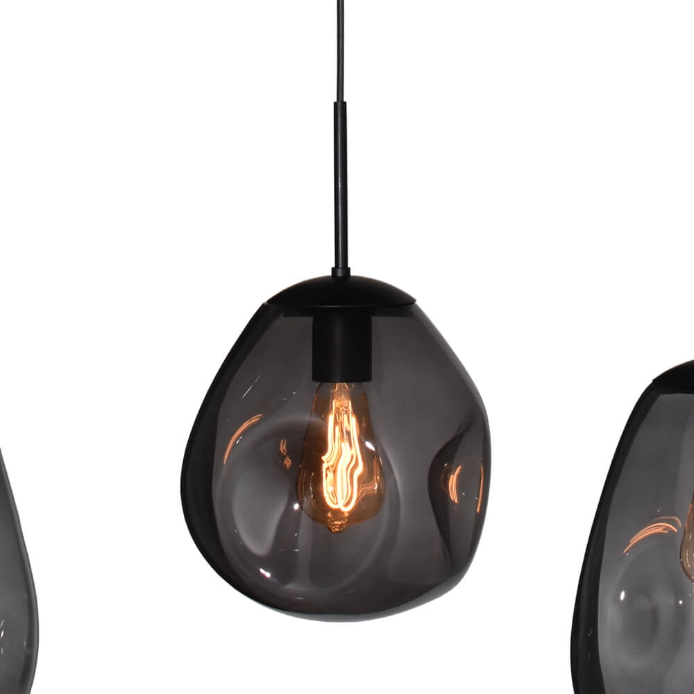 Hängelampe Lava Oval 4x Rauchglas Masterlight 8718121290102