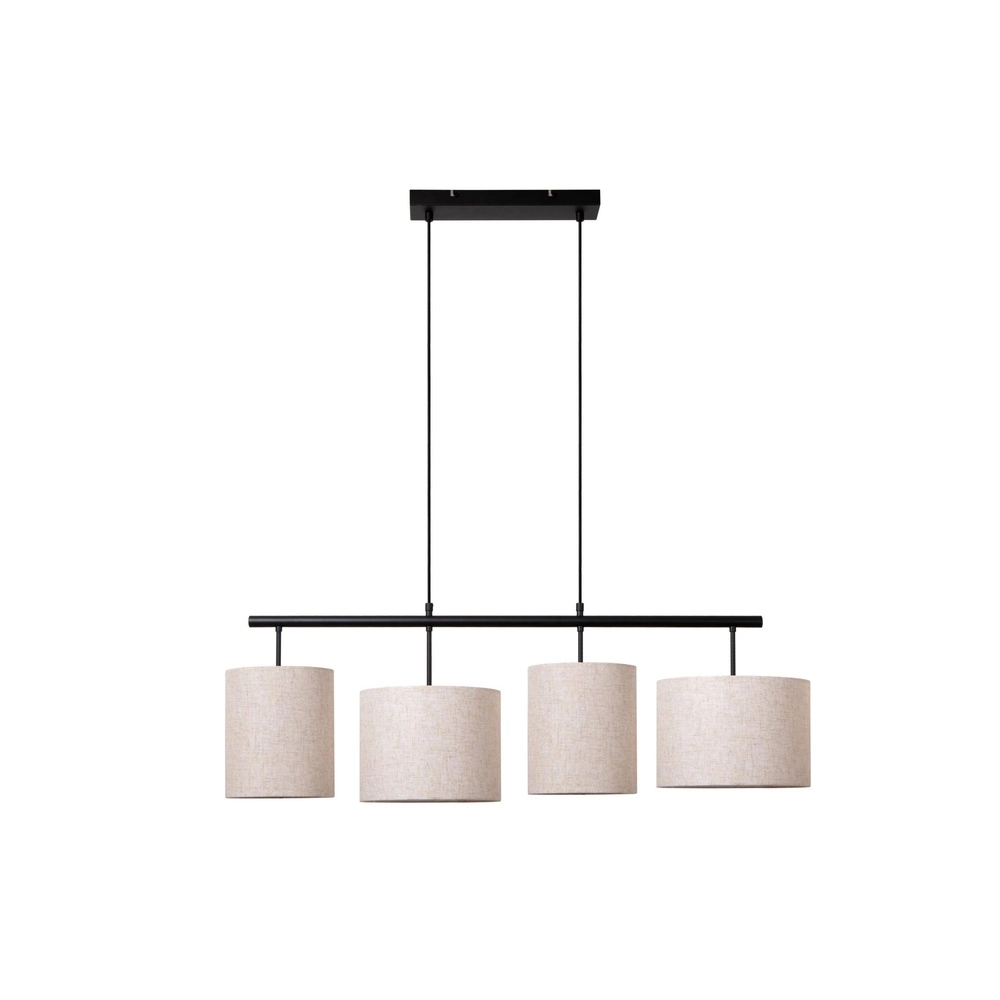 4-Licht Pendellampe Maya Sahne