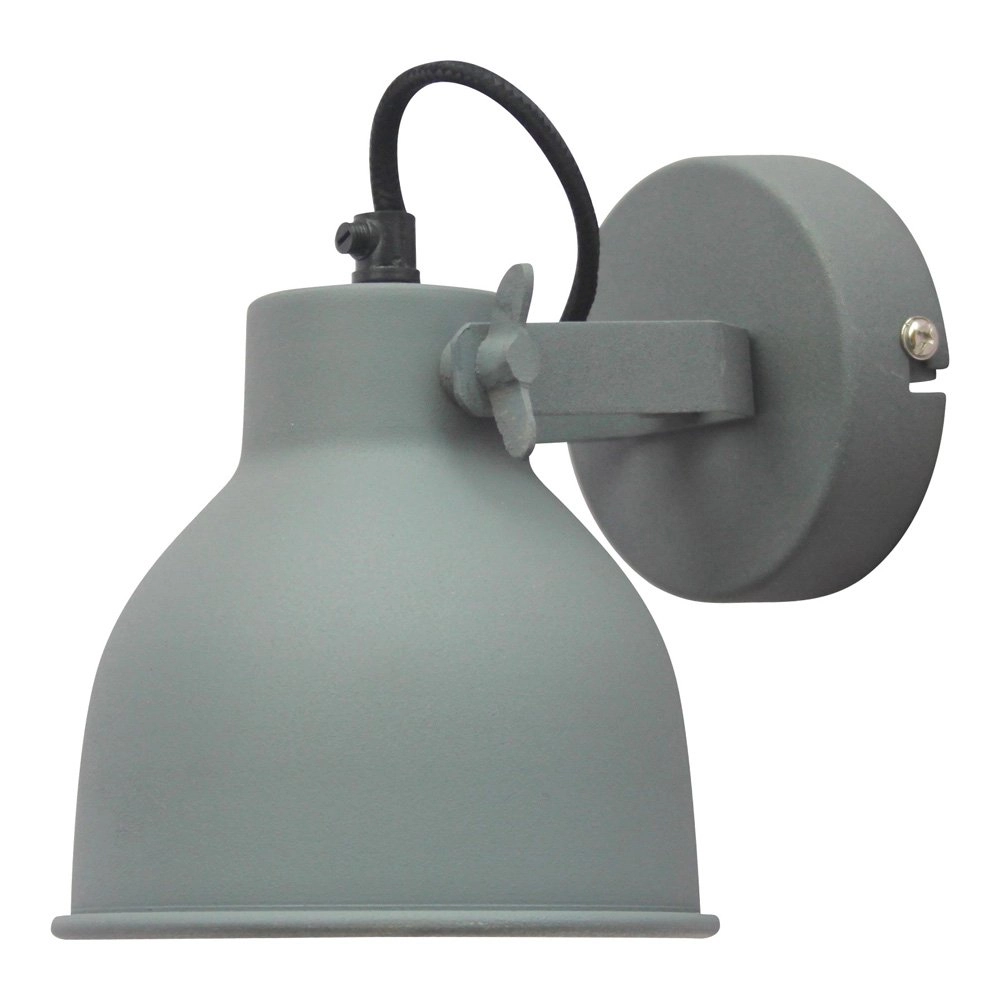 Wandlampe Large Vintage grau