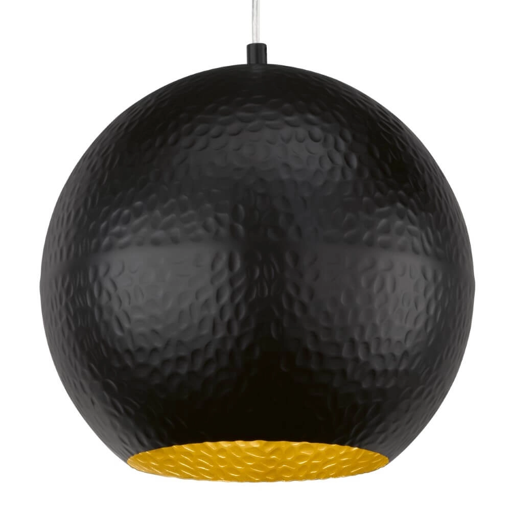 Kugel-Hängelampe Mylon Ø 30cm schwarz Fischer & Honsel 4003694607636
