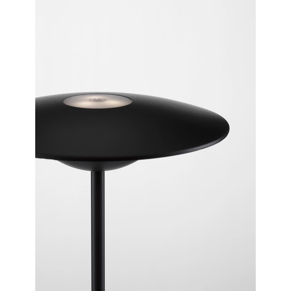 Tischlampe Fumo Wiederaufladbar Schwarz Lyora 5212017432636