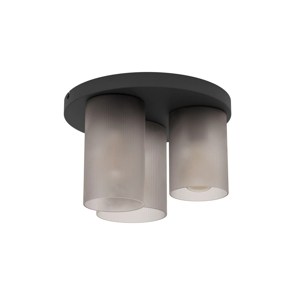 Deckenlampe Colomera Rauchmattiertes Glas