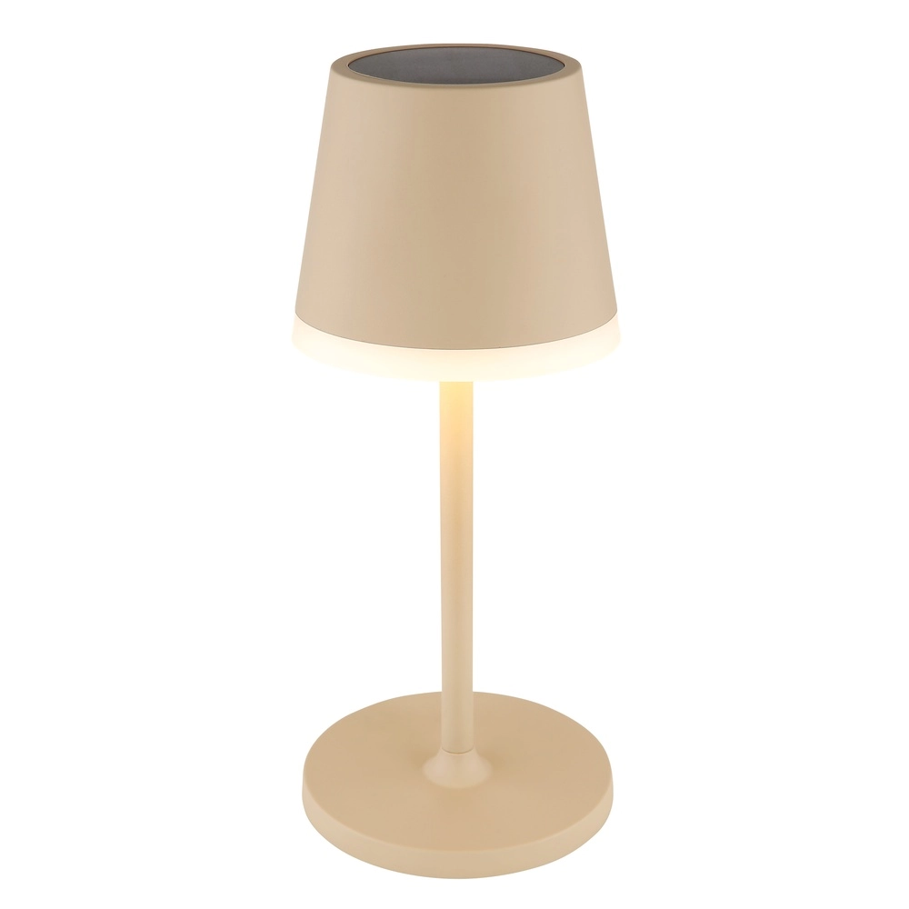 Solartischlampe Vannieso Sandbraun Globo 9007371458684
