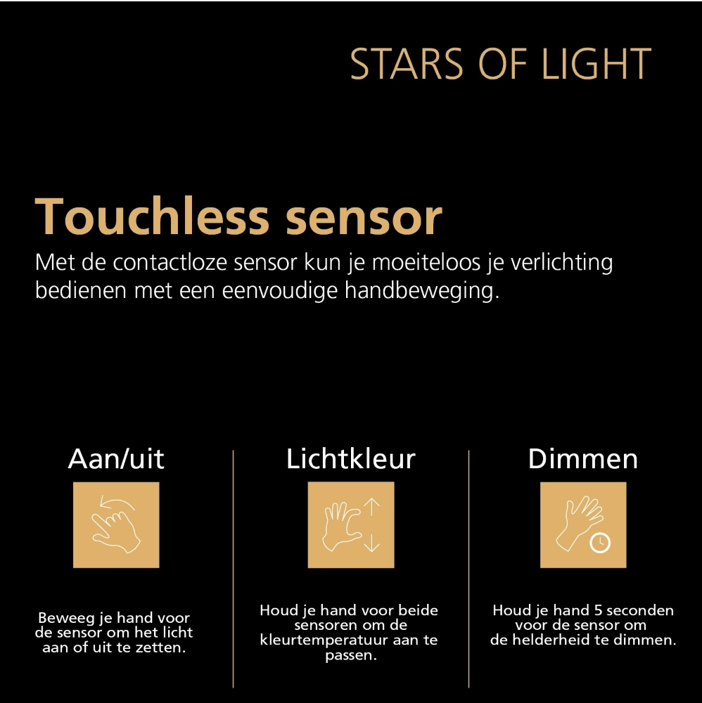 Design-Tischlampe Menorca grau Stars of Light 9008606360017