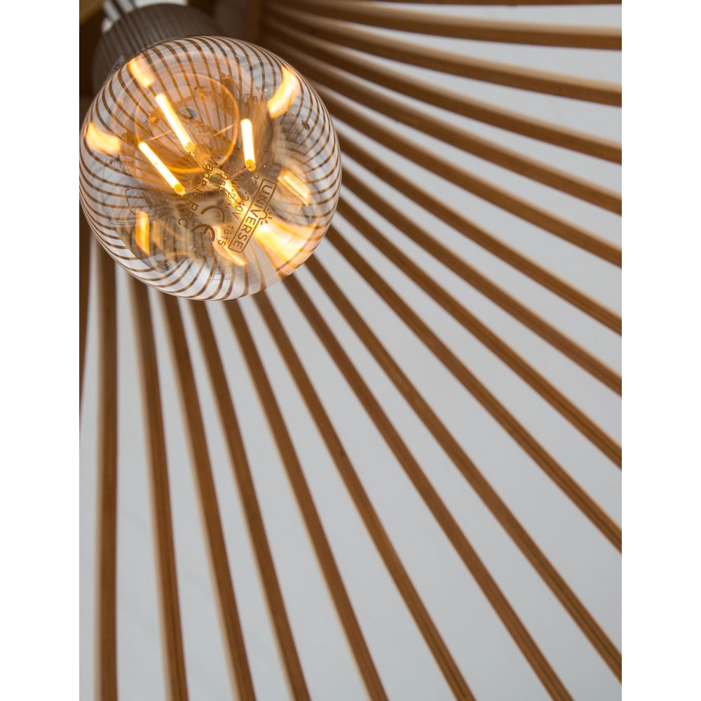 Moderne Pendelleuchte Soho Holz Ø 38cm Lyora 5212017424938