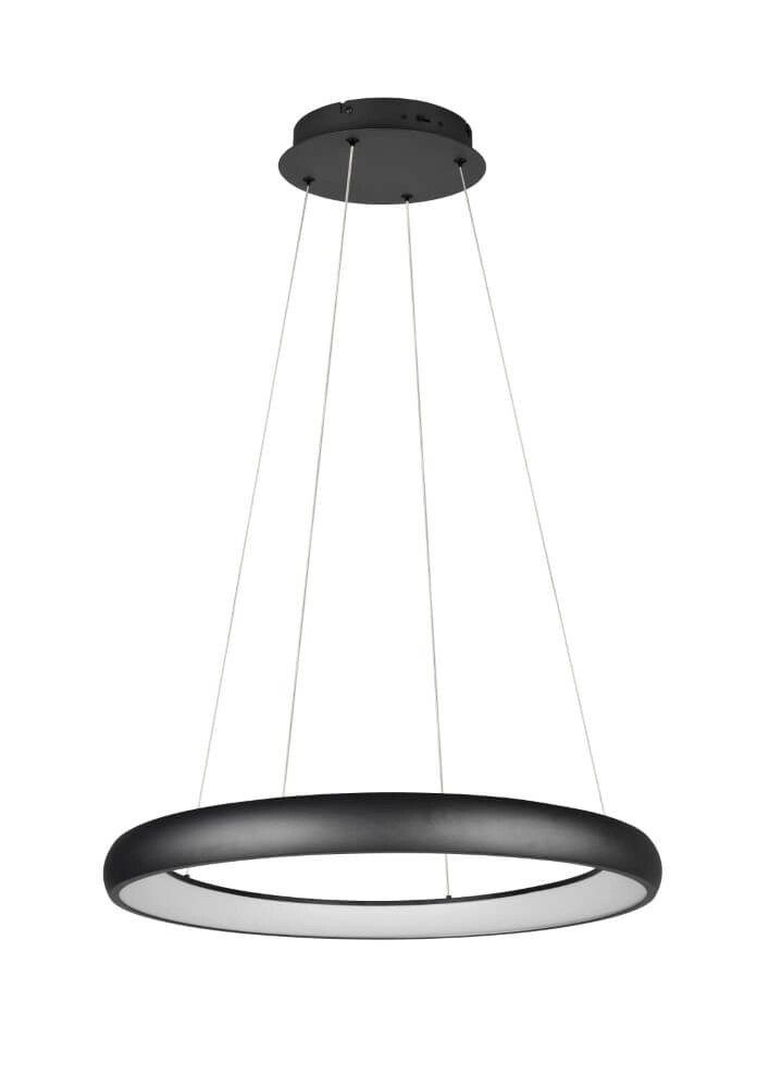 LED-Hängelampe Cardona schwarz - Ø 75cm Trio 4017807613889