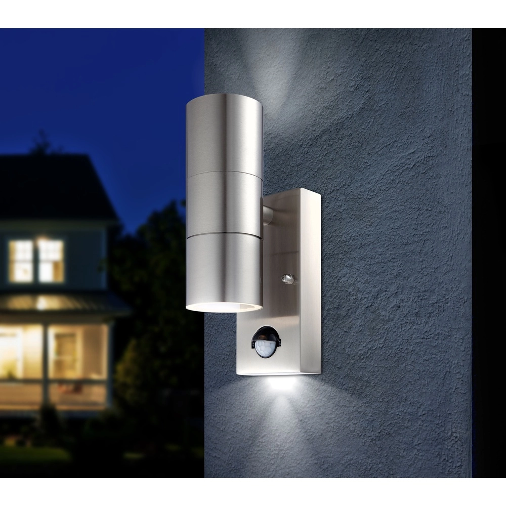Wandlampe Style Edelstahl mit Sensor Globo 9007371340484