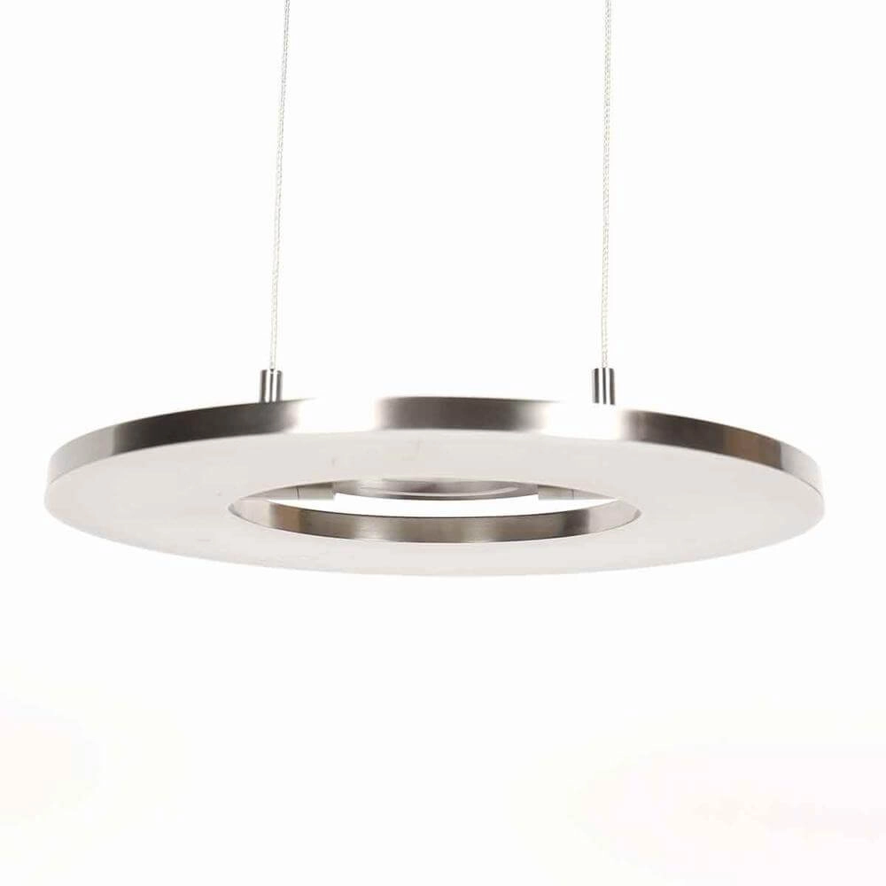 Schlanke Pendelleuchte Soleil Ø 32cm grau Steinhauer 8712746176674