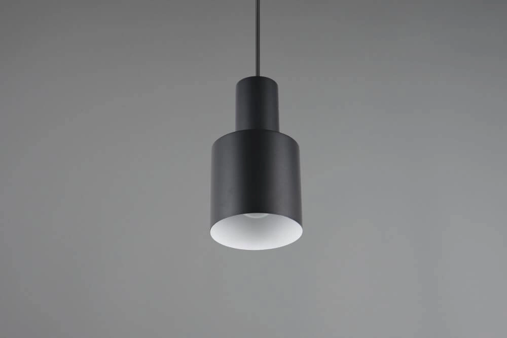 Schwarzes Pendel Agudo Ø 12cm Trio 4017807613773