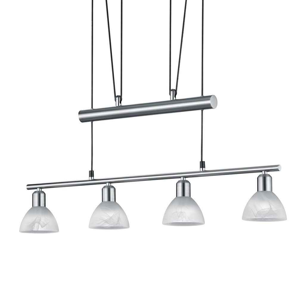 LED Hängelampe Levisto 4-Licht-Nickel Trio 4017807281781