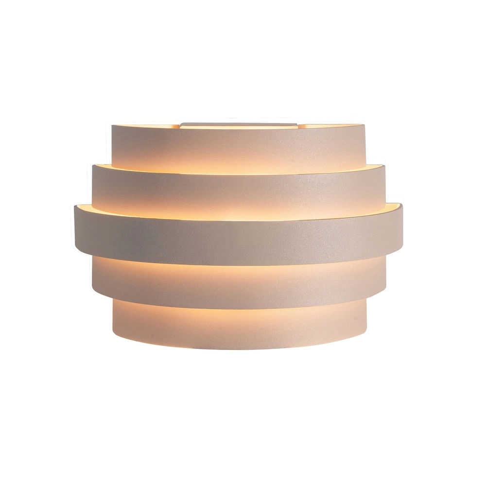 Design-Wandleuchte Scudo sandbraun 20cm