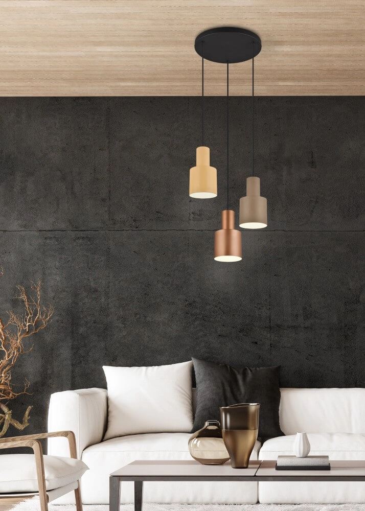 Design-Hängelampe Agudo 3-flammig Trio 4017807574609