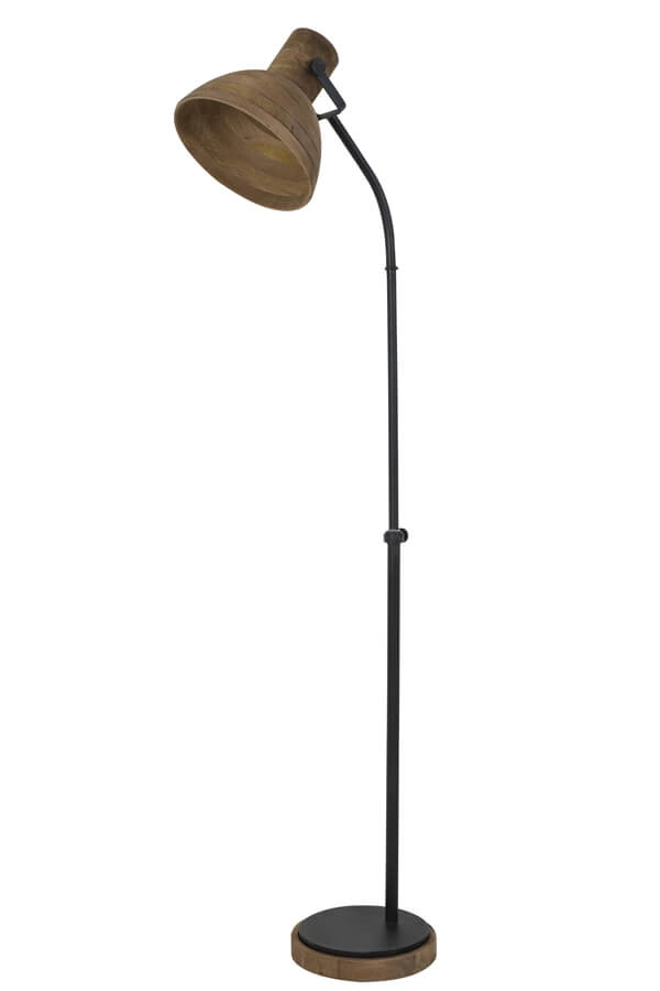 Country Leselampe Imbert Holz mit Schwarz Light & Living 8717807293260