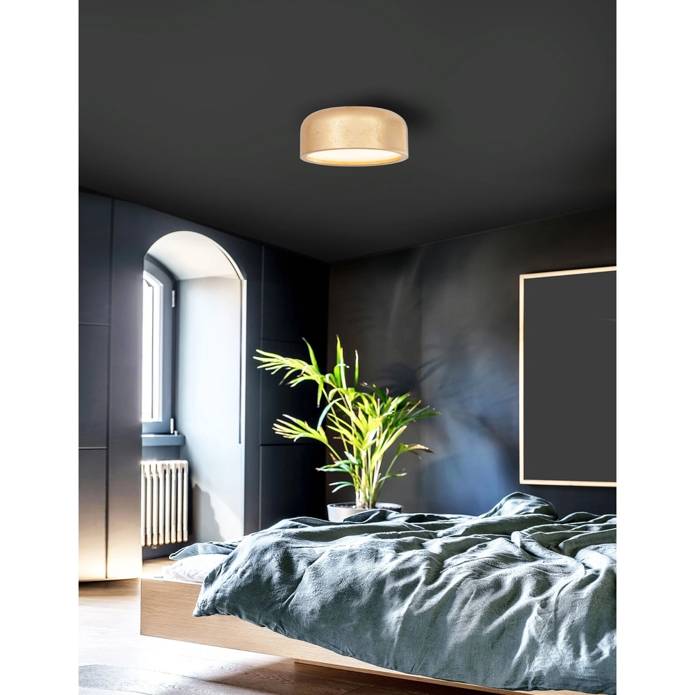Design-Deckenleuchte Perleto gold Ø 35cm