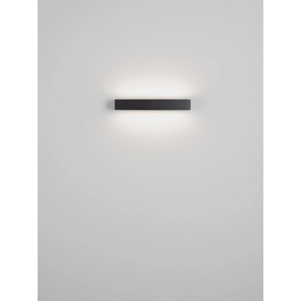 Elegante Wandlampe Lane schwarz 36cm - 28W Lyora 5212017496751