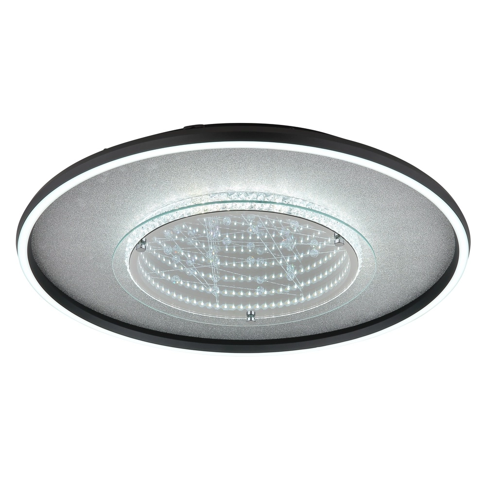 Deckenlampe Mirrora schwarz Ø 51,5 cm Globo 9007371569854