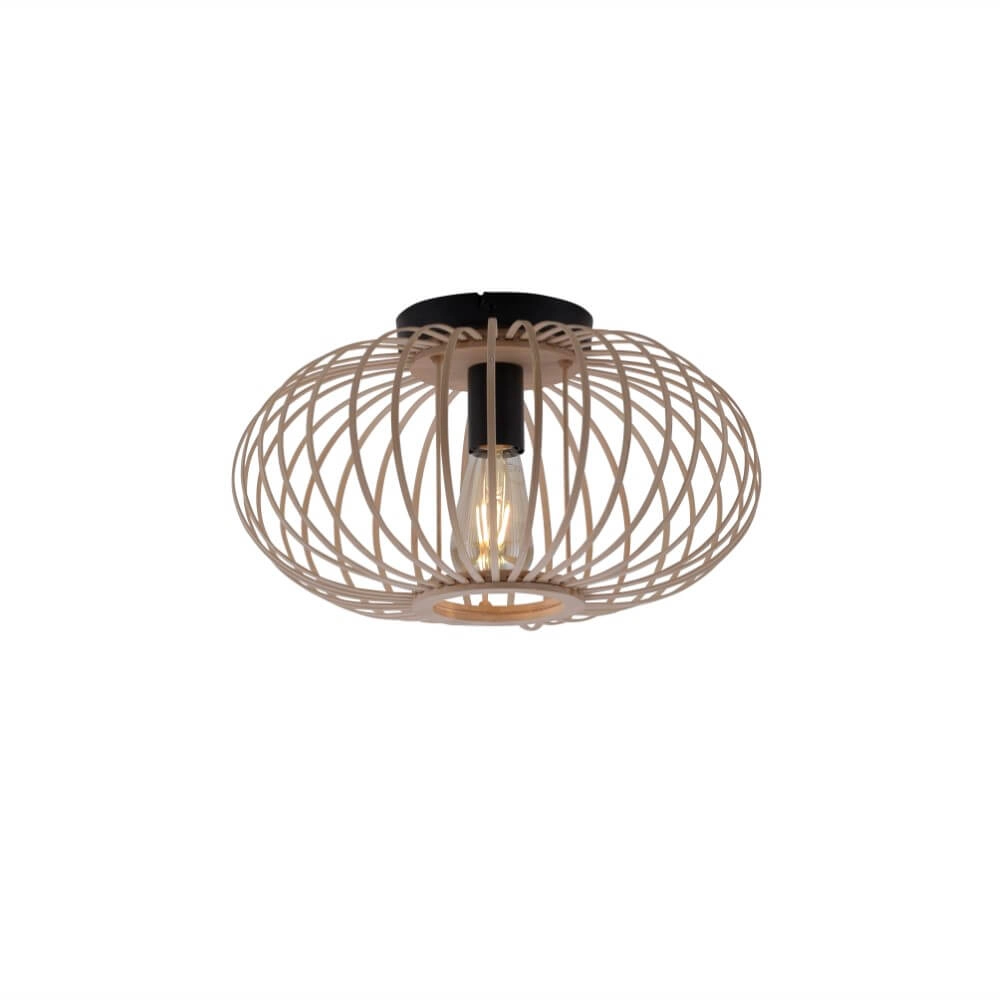 Lampe aus Holzdraht Racoon Ø 40cm Just Light 4043689984342