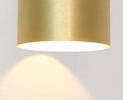 LED WandSpot Brody2 Up - Down 2-Licht-Gold Artdelight 8719831736539