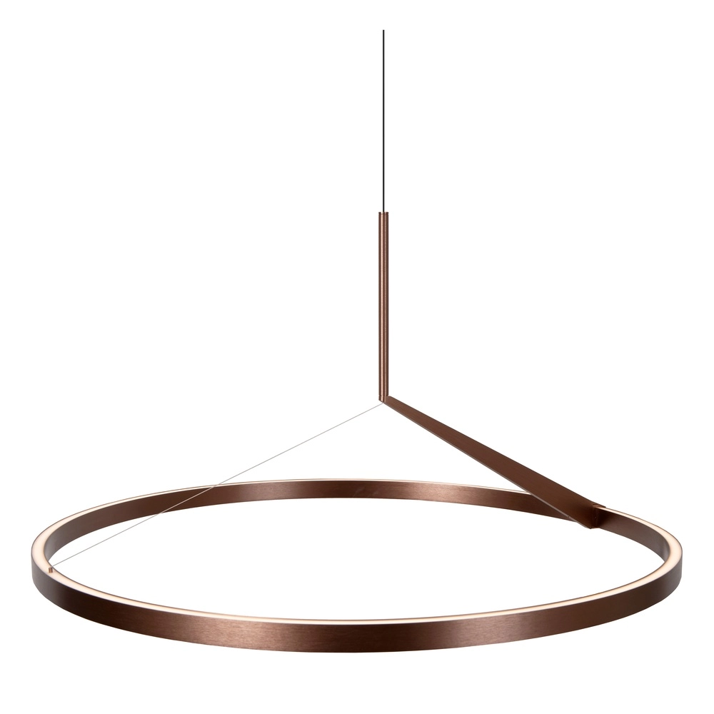 Elegante LED-Pendelleuchte Applause Kupfer – Ø 80 cm Premium by Lucide 5411212221858