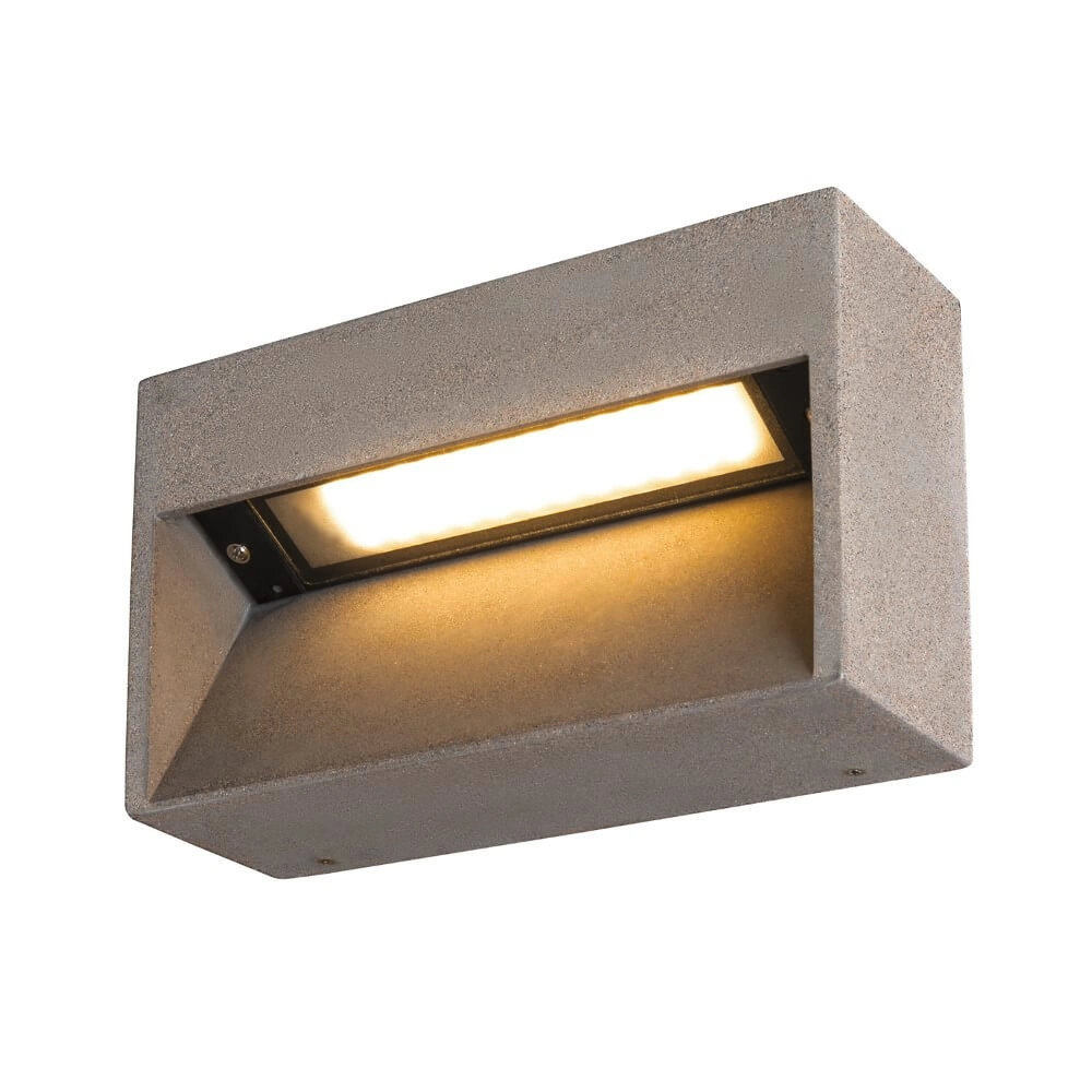 LED-Wandleuchte Concreto L aus Beton SLV 4024163266352