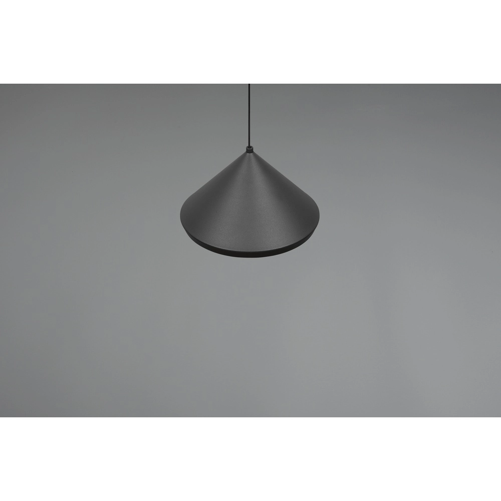 Moderne Pendelleuchte Laguna Ø 18cm schwarz Trio 4017807667608