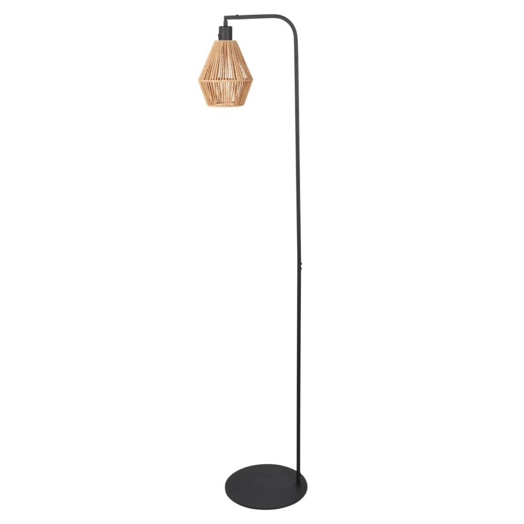 Stehlampe Ropex mit Rattanhaube Steinhauer 8712746188189