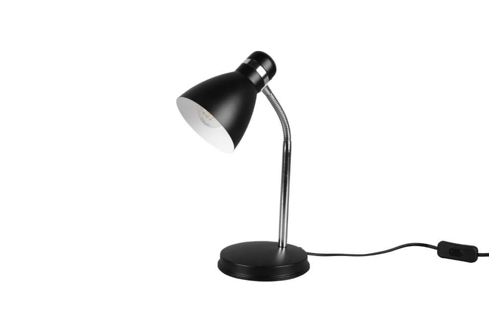 Schwarze Schreibtischlampe Harvey