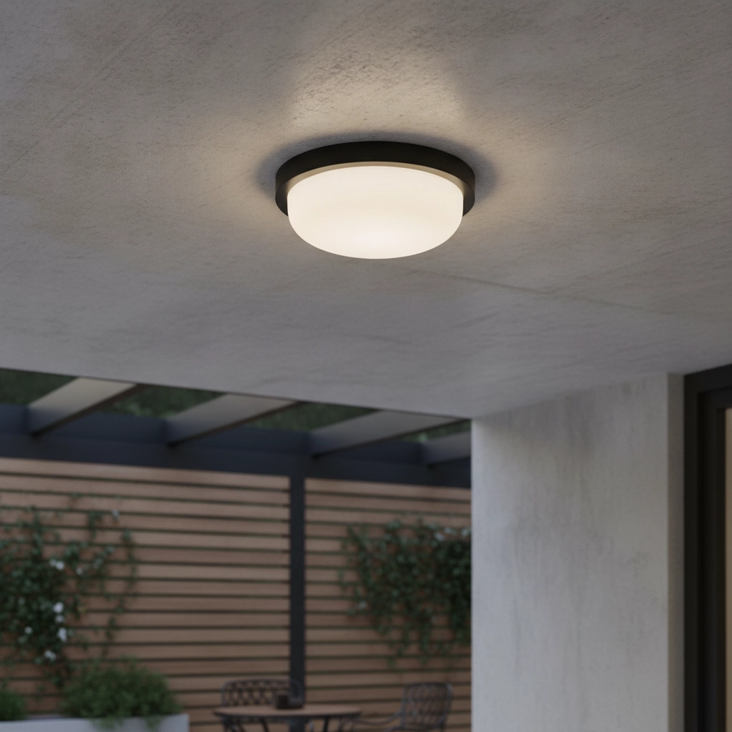 Deckenlampe Reo schwarz Ø 23,5cm