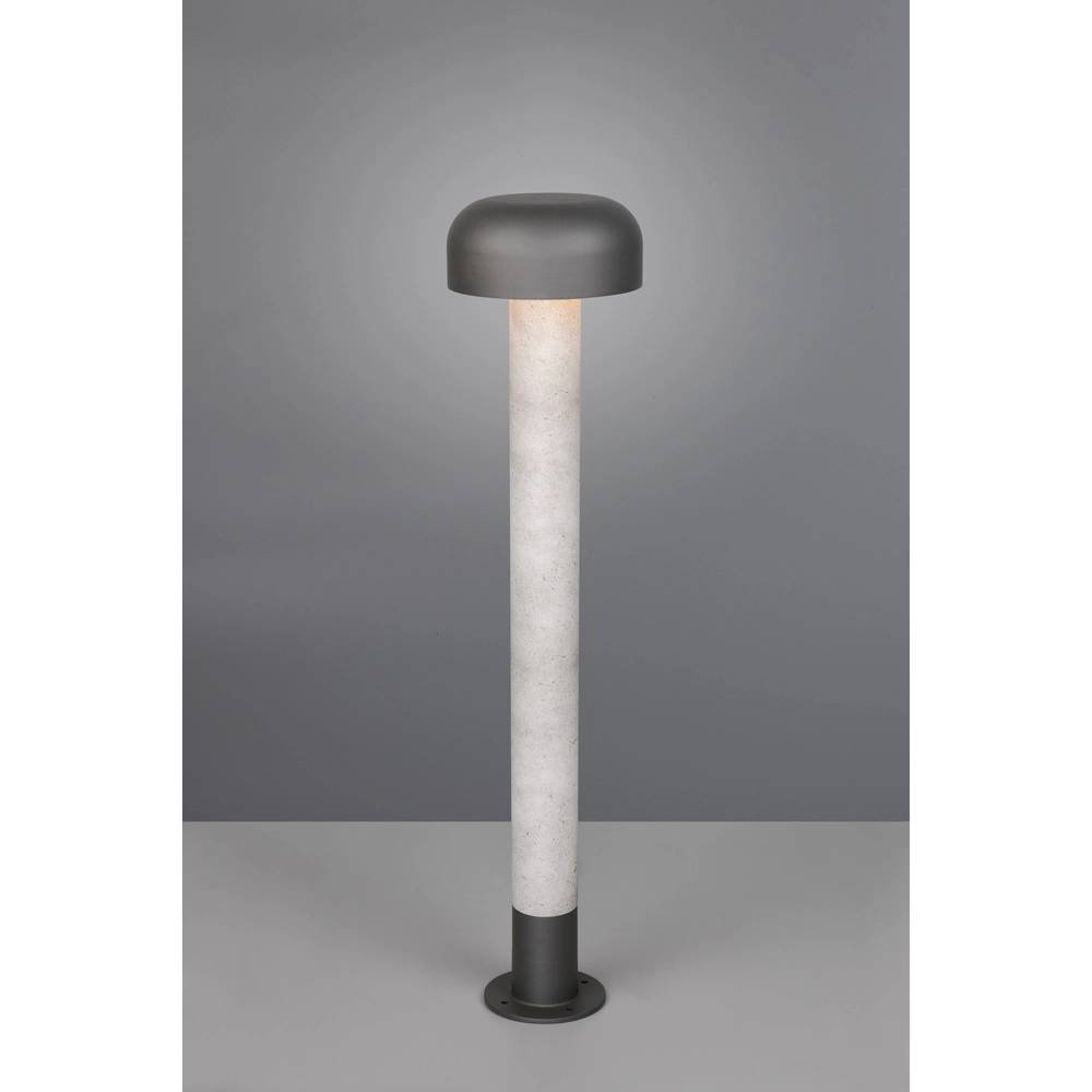 Design-Gartenleuchte Fraser grau 84,5cm Trio 4017807650266