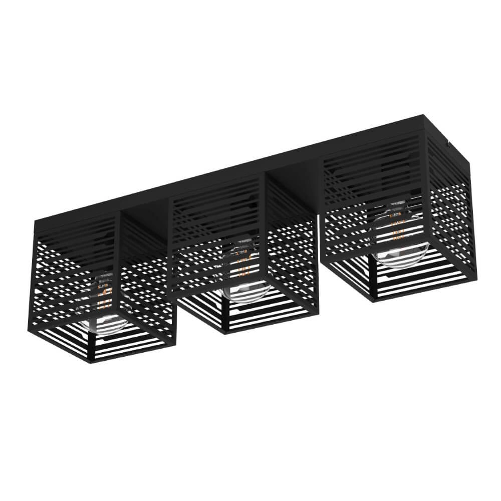 Deckenleuchte Piedritas schwarz - 3x E27 Eglo 9008606235728