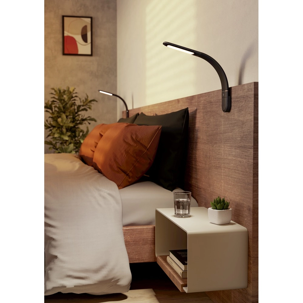Klemmlampe Bevadoro Schwarz Eglo 9008606389209