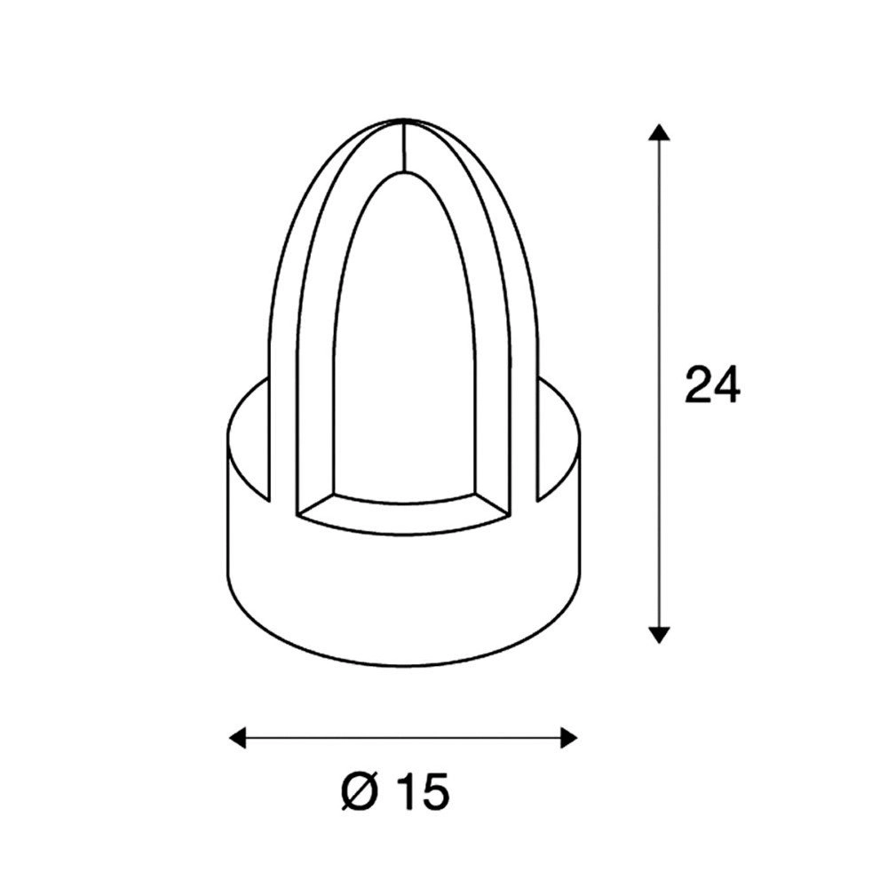 Terrasse Lampe Rusty Cone SLV 4024163110846