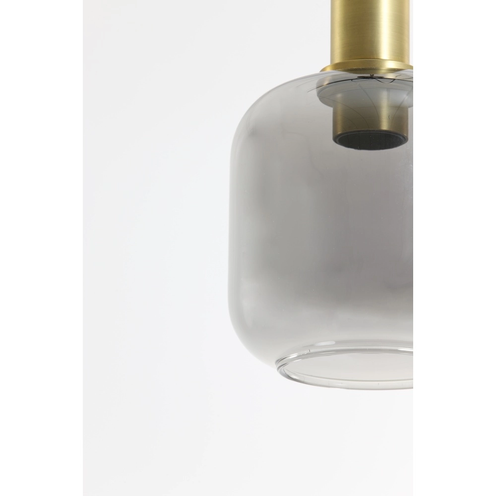 Rauchglas-Pendellampe Lekar Ø 21cm - 1x E27 Light & Living 8717807610975
