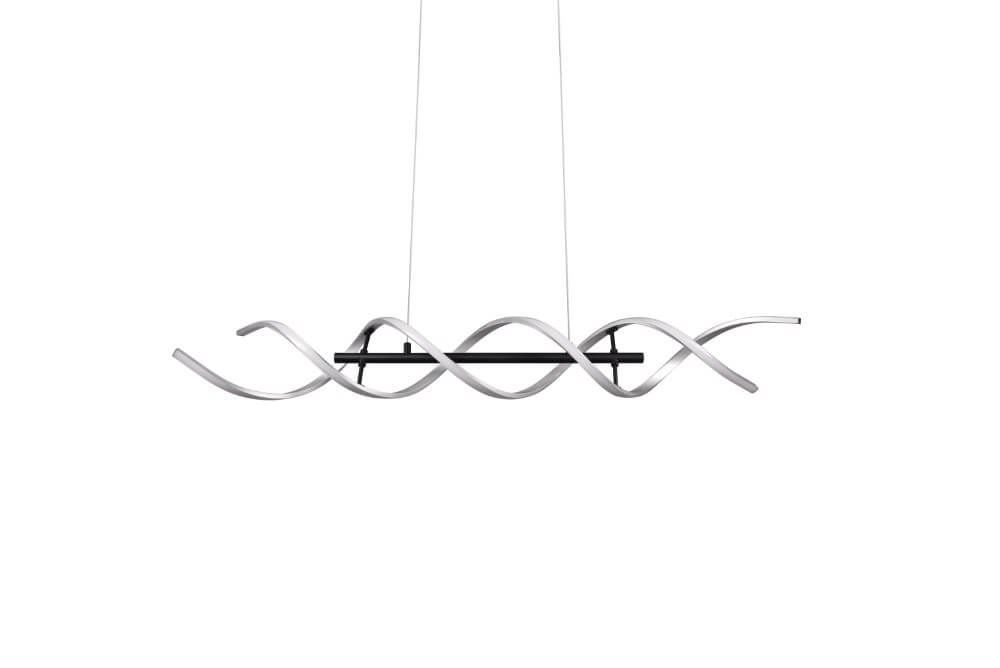 Design-LED-Hängelampe Sequence gebürstetes Metall Trio 4017807540710