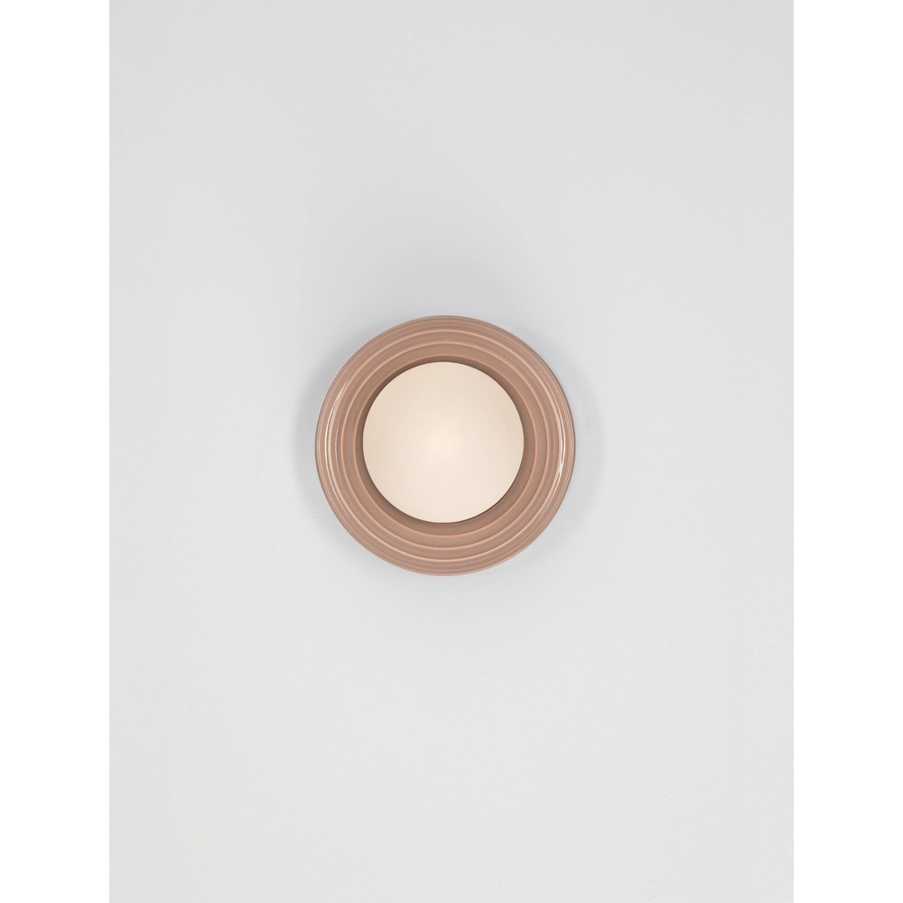 Wandleuchte Orbique mokkabraun Ø 16cm Lyora 5212017483911
