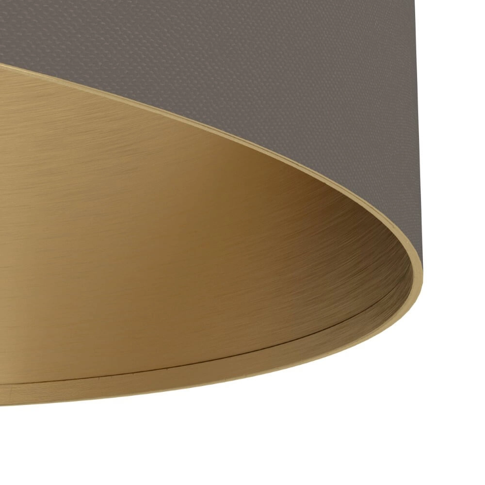 Tischlampe Santandria Gold mit braunem Farbton Stars of Light 9008606274796