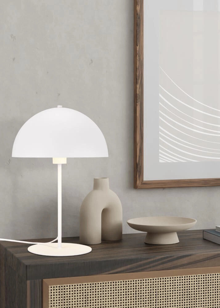 Weiße Tischlampe Nola Design Trio 4017807560879