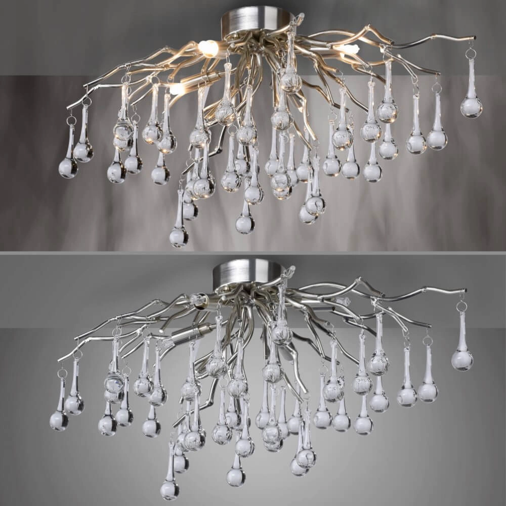 Kronleuchter Icicle Metall 60cm Paul Neuhaus 4012248352076