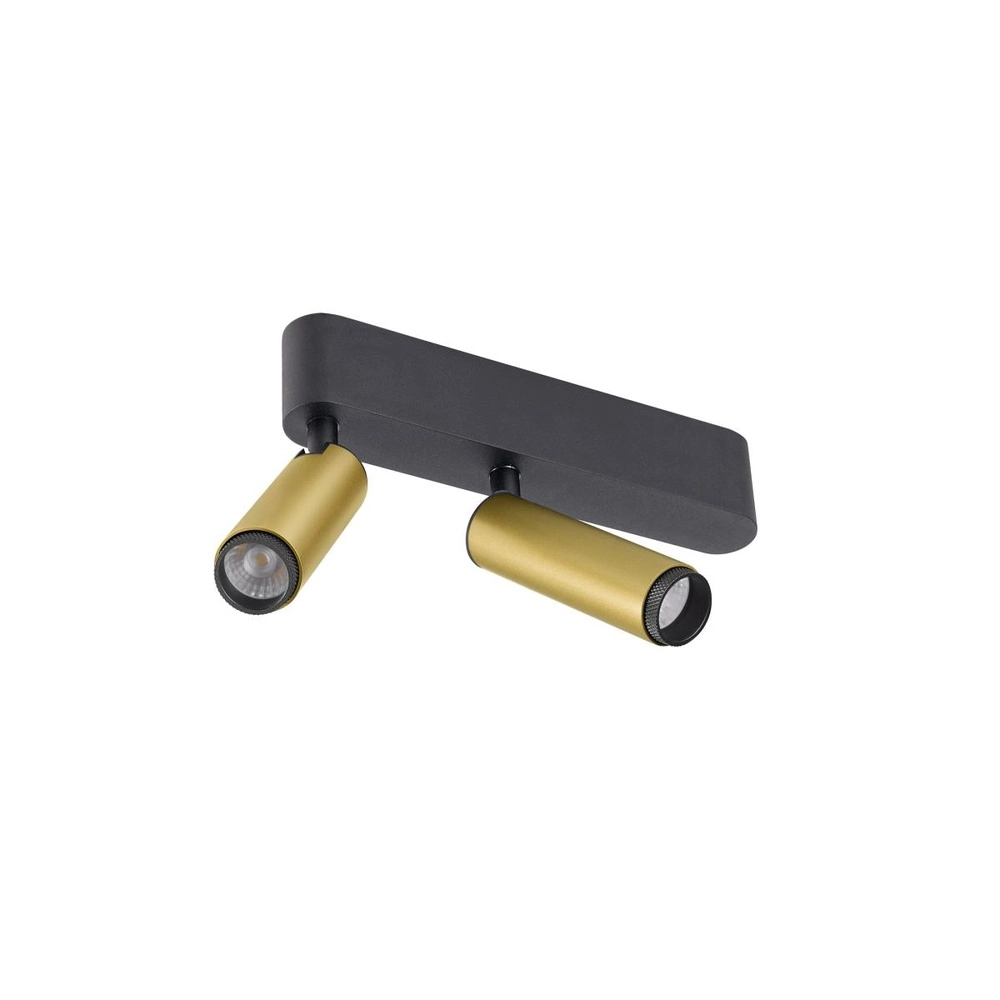 Aufputz-Spot Grip! S 2-flammiges Gold 2700K SLV 4024163304863