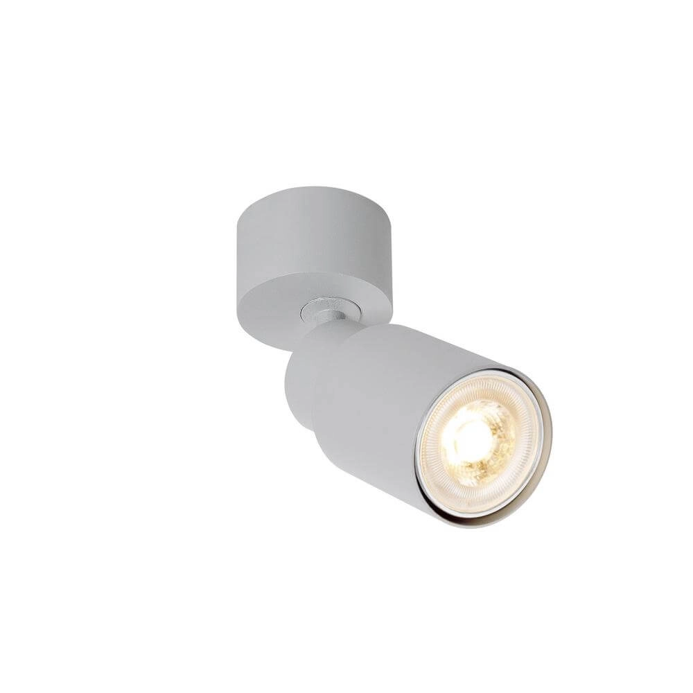 Aufputz-Spot Puri 2.0 Tube Graues Einzelzimmer