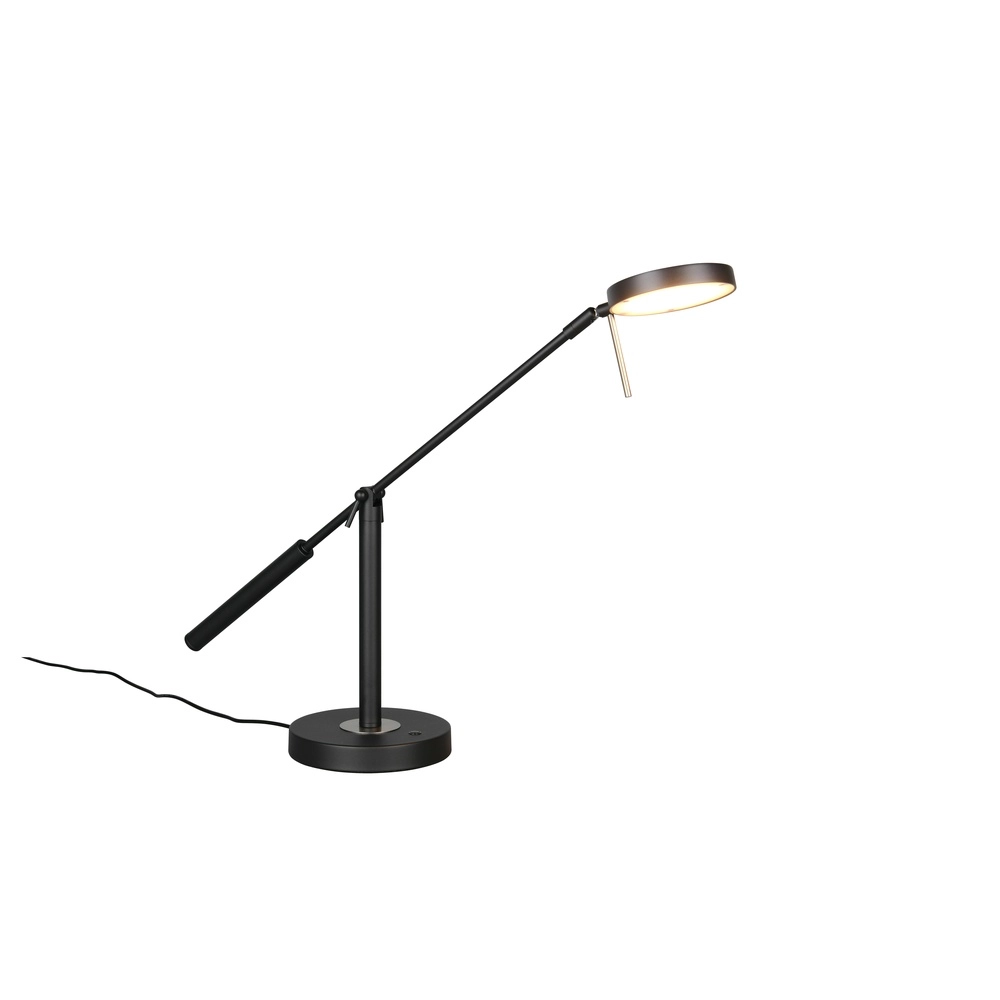 Schreibtischlampe Monza Schwarz Trio 4017807693256
